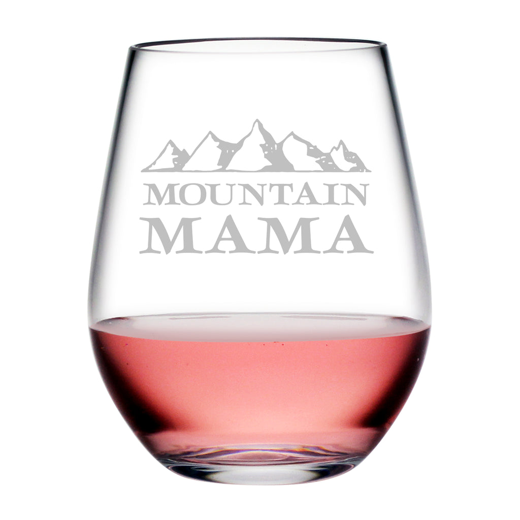 Mountain Mama Tritan™ Shatterproof Stemless Tumblers 