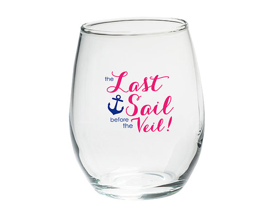 Last Sail Before the Veil Stemless Glass Set of 4 - Premier Home & Gifts