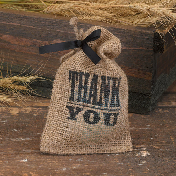 Thank You Burlap Favor Bags
