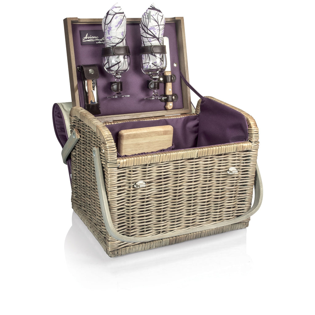 Kabrio Wine and Cheese Picnic Basket - Aviano | Premier Home & Gifts
