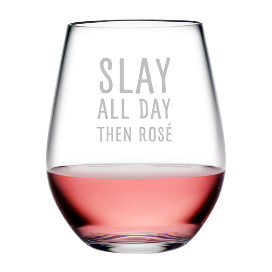 Slay All Day Tritan™ Shatterproof Stemless Tumblers
