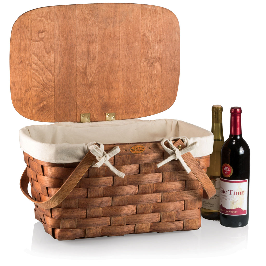 Traditional Prairie Picnic Basket - Lined | Premier Home & Gifts