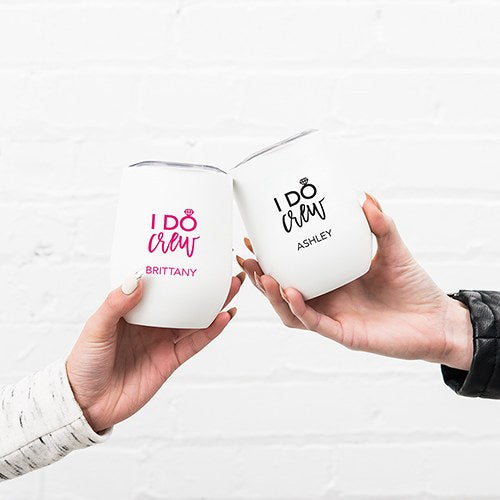 Stainless Steel Wine Tumbler - I Do Crew