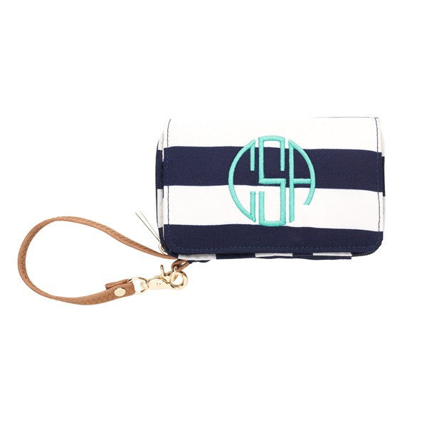 Nantucket Wristlet - Navy