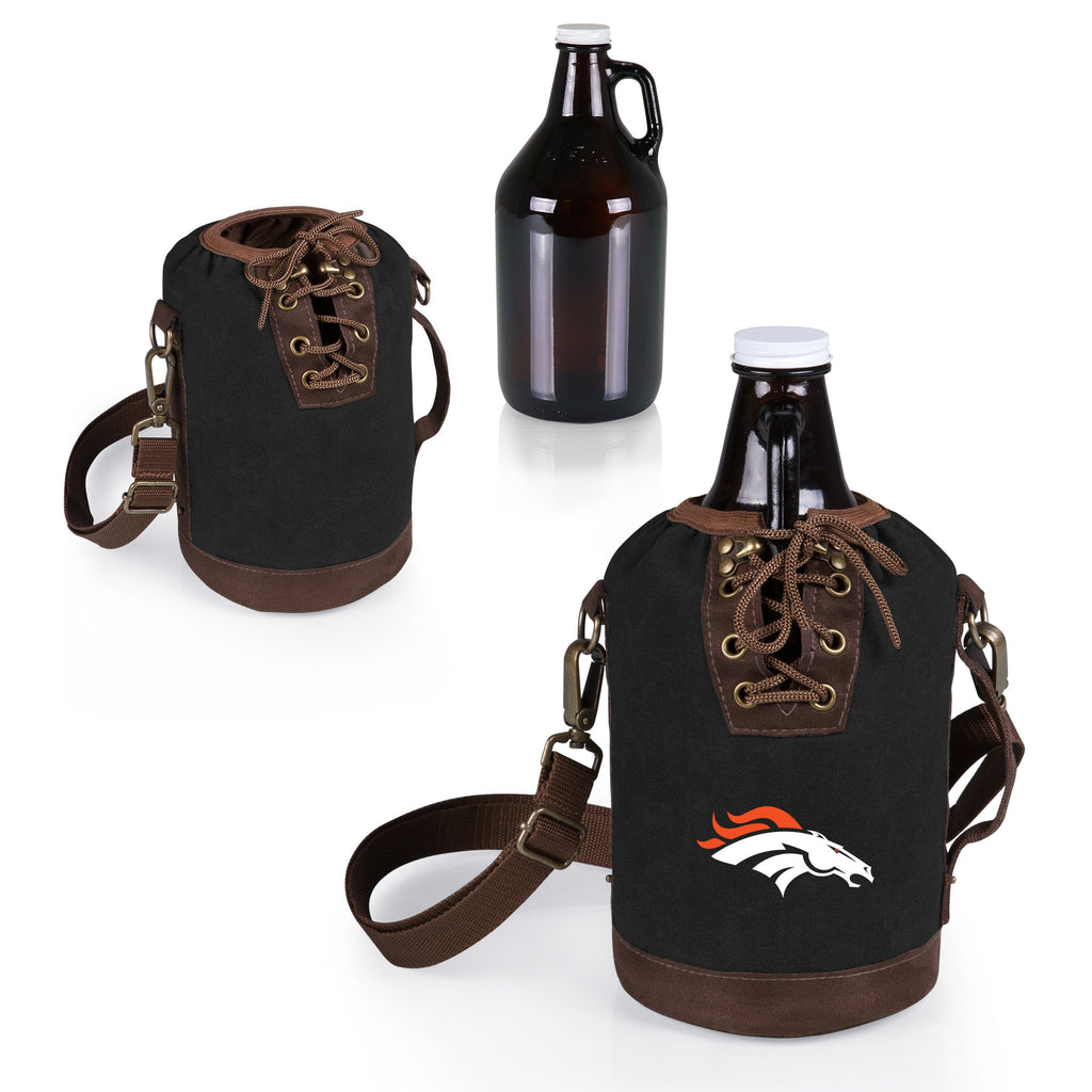 Growler with NFL Growler Tote - Denver Broncos