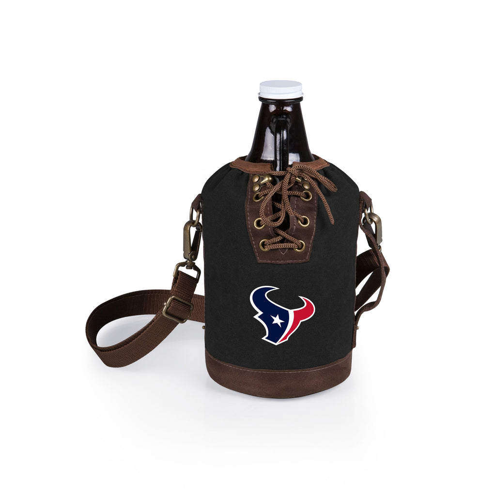 Growler with NFL Growler Tote - Houston Texans