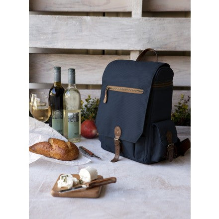 Moreno Three Bottle Wine Tote with Cheese Service