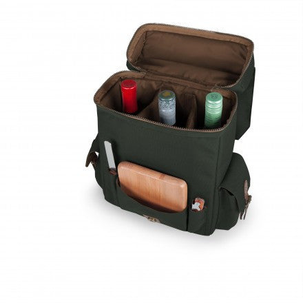 Moreno Three Bottle Wine Tote with Cheese Service