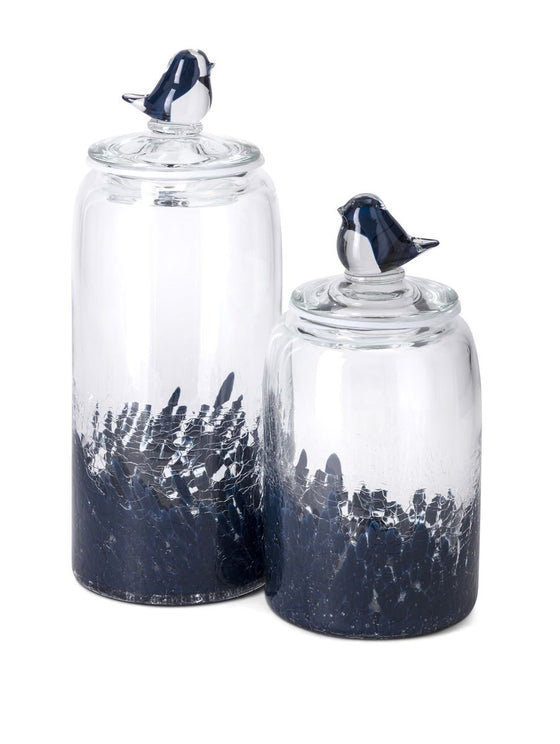 Bluebird Glass Canister Jars