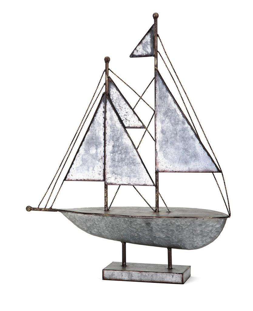 Galvanized Sailboat - Premier Home & Gifts
