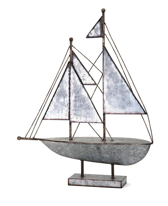Galvanized Sailboat - Premier Home & Gifts