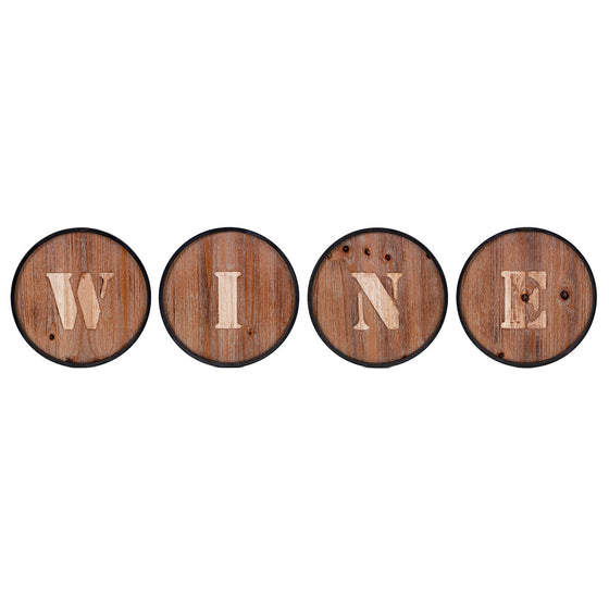 WINE Wooden Wall Decor