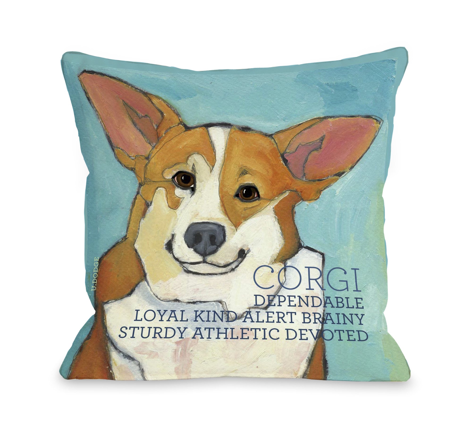 Corgi Throw Pillow