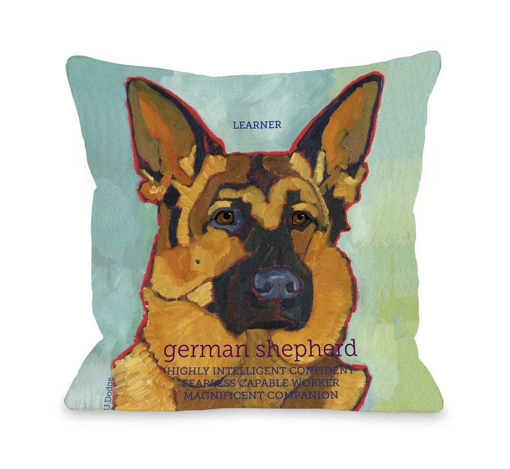 German Shepherd Throw Pillow - Premier Home & Gifts