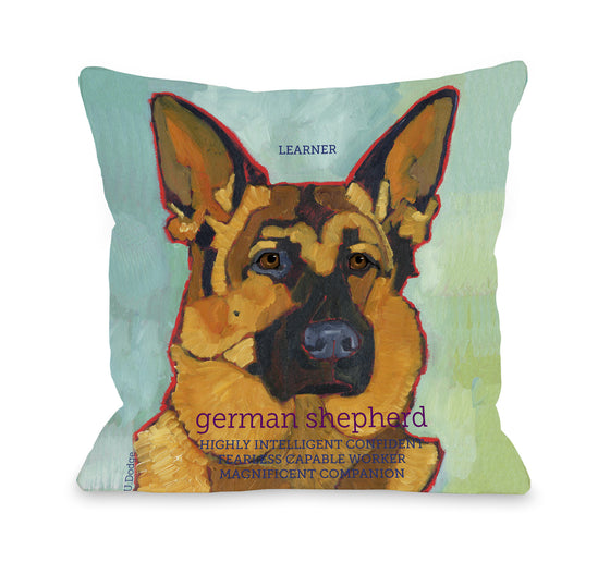 German Shepherd Throw Pillow - Premier Home & Gifts