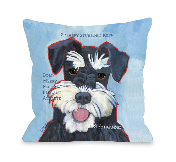 Schnauzer Throw Pillow - Premier Home & Gifts