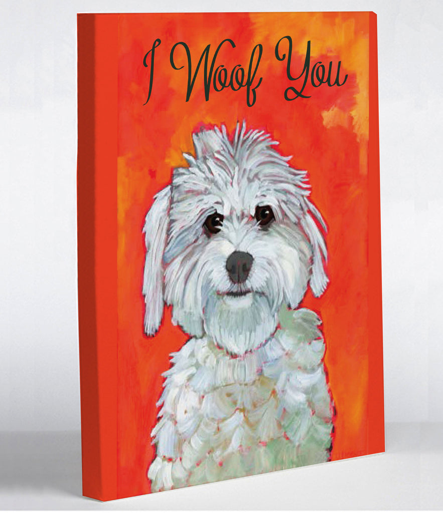 I Woof You Canvas Print - Premier Home & Gifts