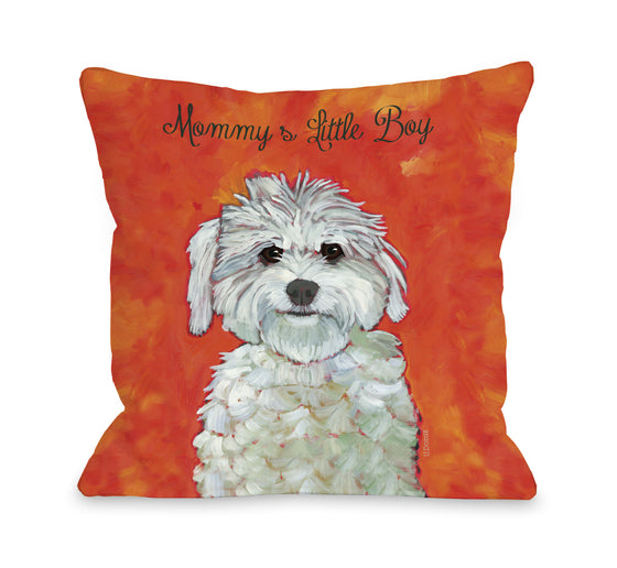 Mommy's Little Boy Throw Pillow - Premier Home & Gifts