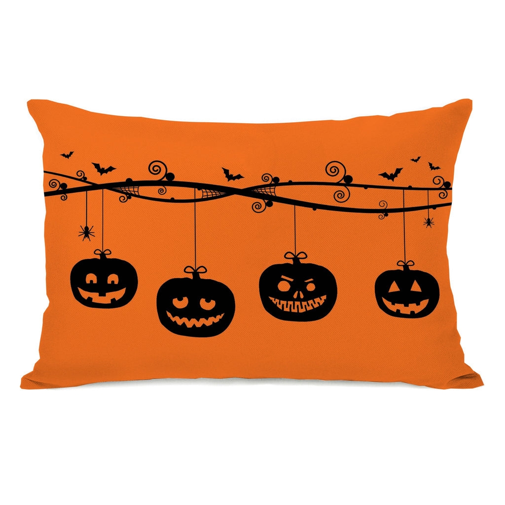 Pumpkins on a Branch Lumbar Throw Pillow - Halloween Decor - Premier Home & Gifts