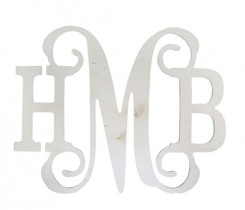 Classic Wood Monogram - Monogrammed Decor