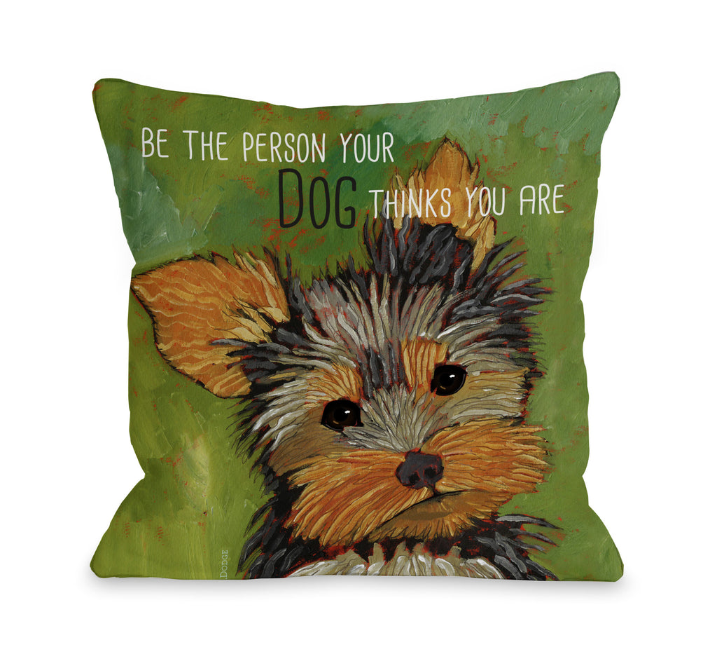 Be The Person Throw Pillow - Premier Home & Gifts