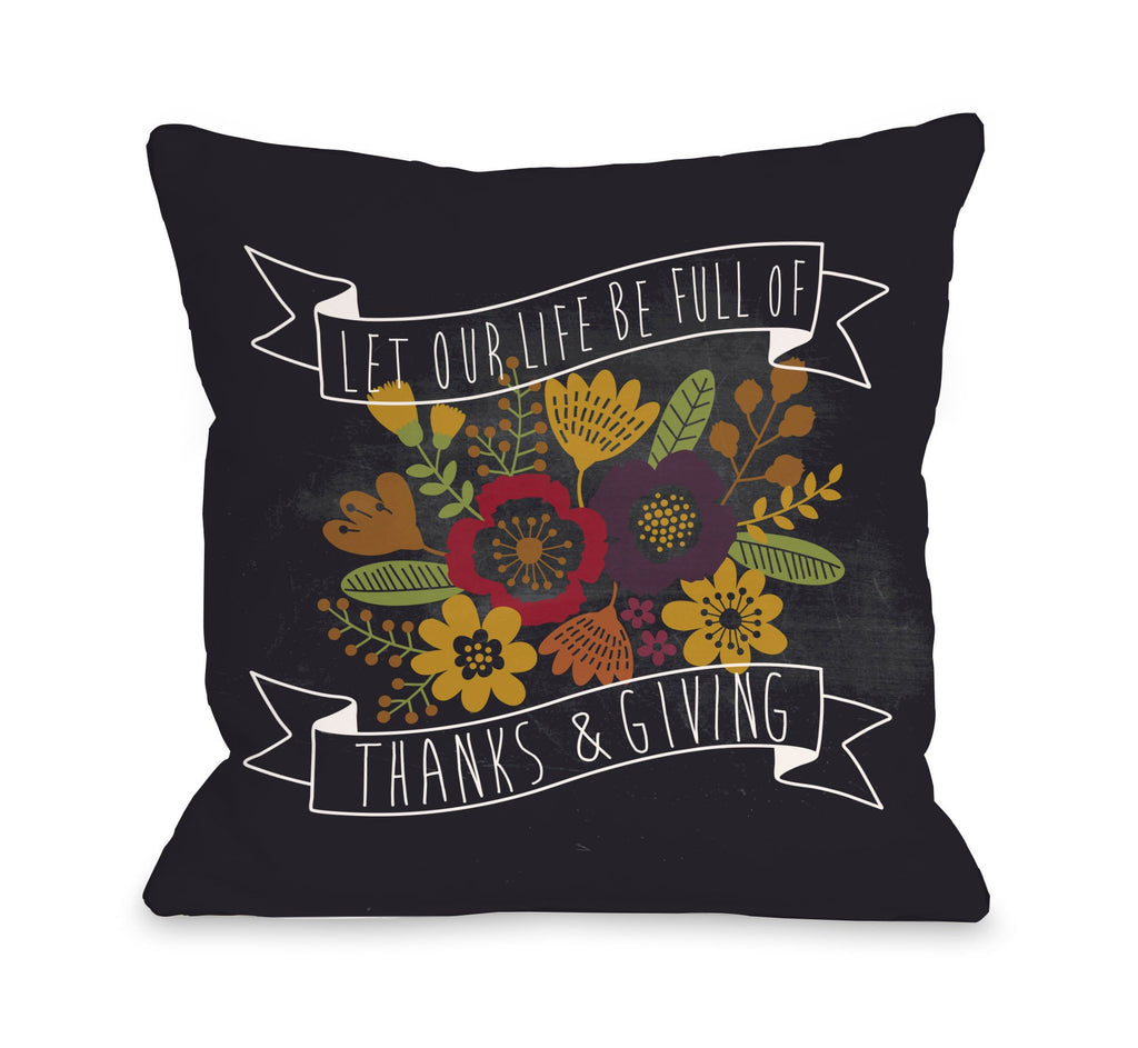 Thanks and Giving Throw Pillow - Fall Decor - Premier Home & Gifts