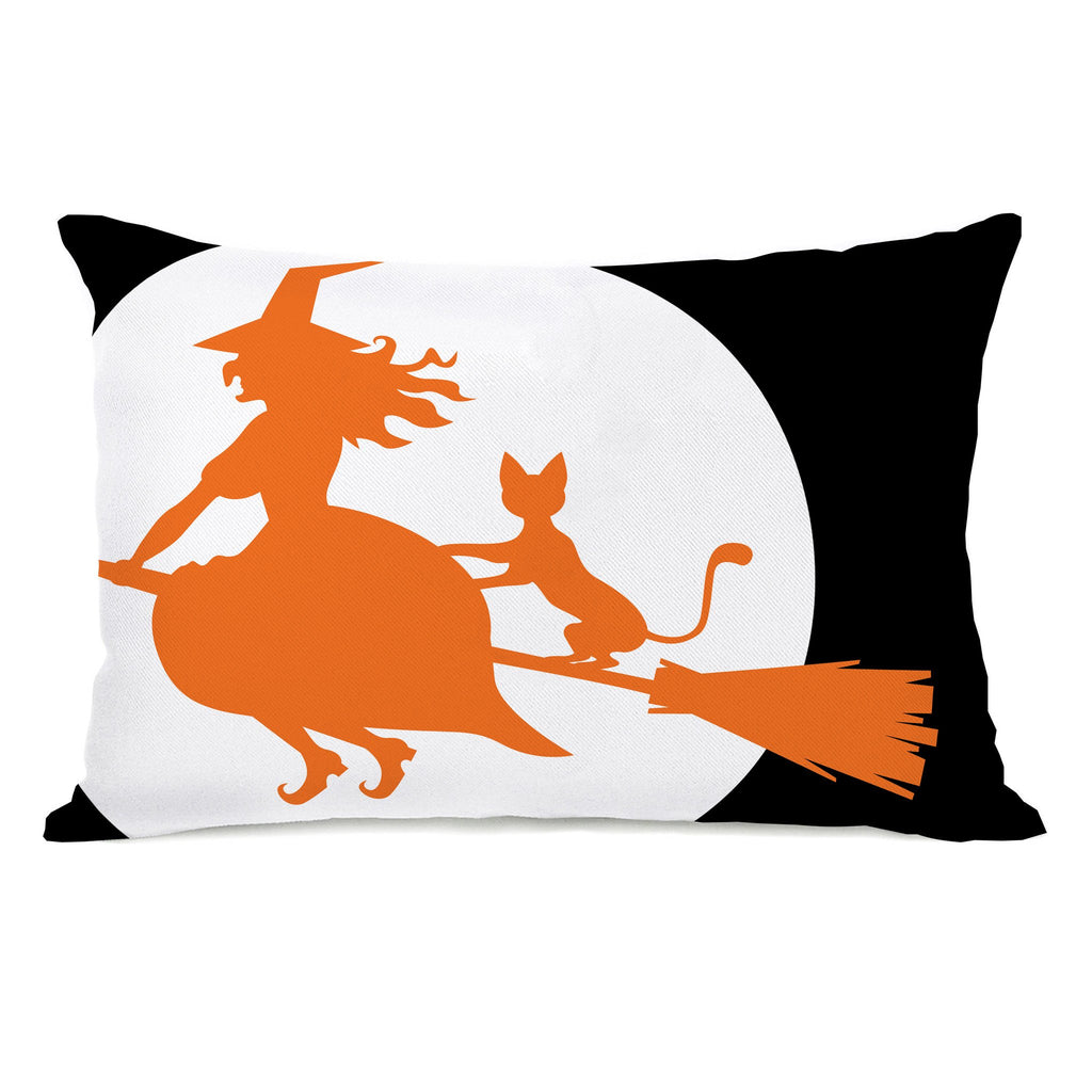 Witch's Best Friend Lumbar Throw Pillow