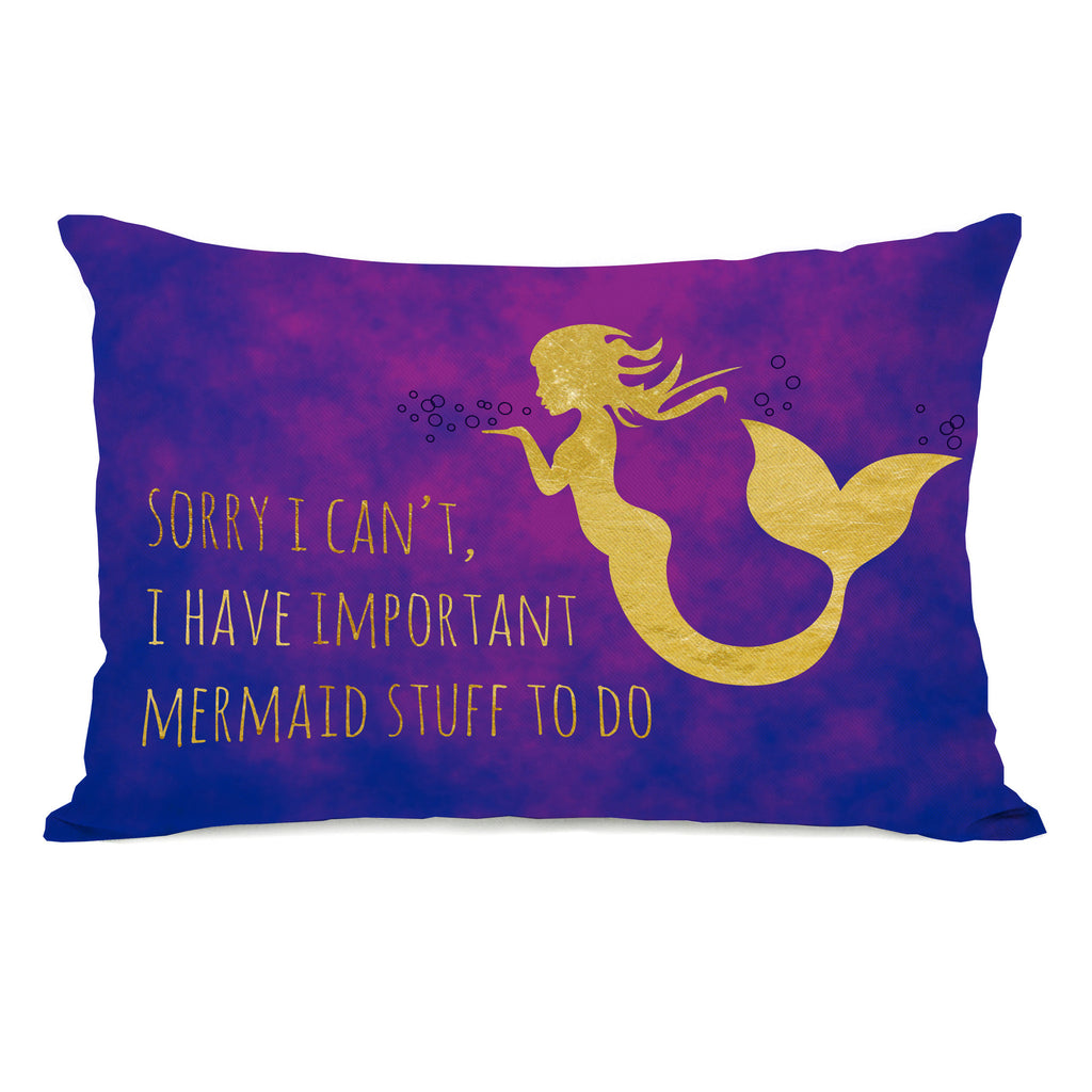 Mermaid Stuff Throw Pillow - Premier Home & Gifts