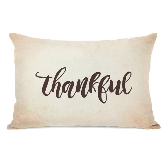 Thankful Lumbar Throw Pillow - Fall Decor - Premier Home & Gifts