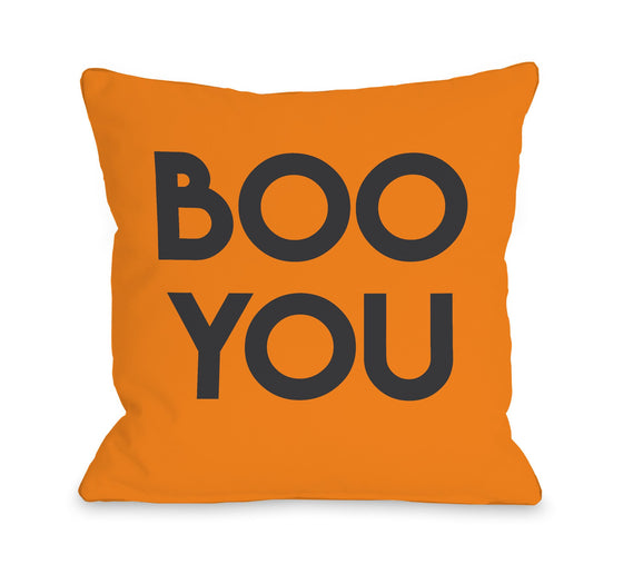Boo You Throw Pillow - Halloween Throw Pillow - Premier Home & Gifts