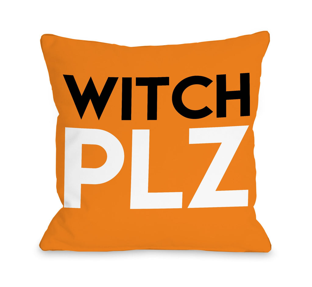 Witch Plz Throw Pillow - Halloween Decor - Premier Home & Gifts
