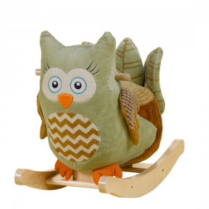 Owl Toy Rocker Green
