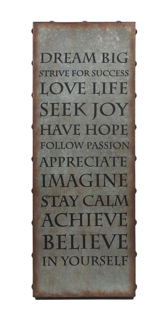 Inspirational Galvanized Wall Art - Premier Home & Gift