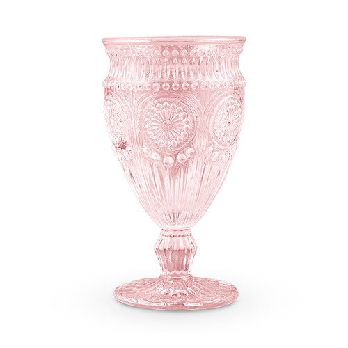 Vintage Glass Goblets - Shabby Chic Glassware