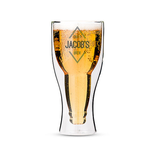 Craft Brew - Double Walled Beer Glass | Premier Home & Gifts