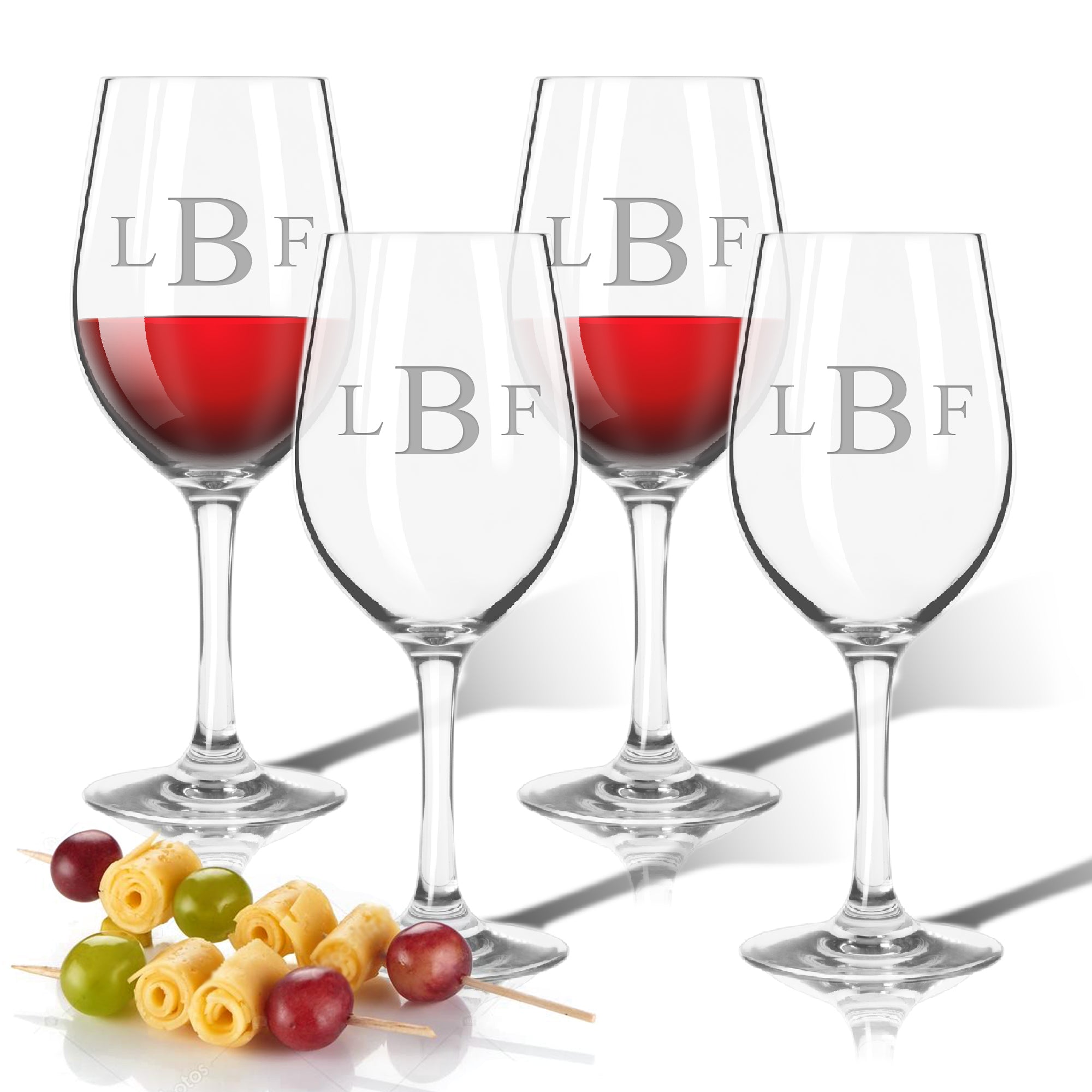 12 oz. Plastic All Purpose Wine Glass (Set of 4) Carved Solutions Customize: Yes