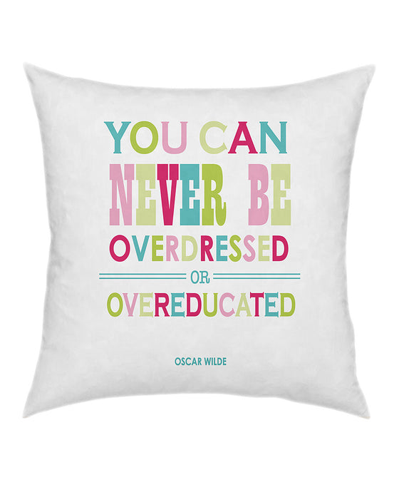 Overdressed Throw Pillow