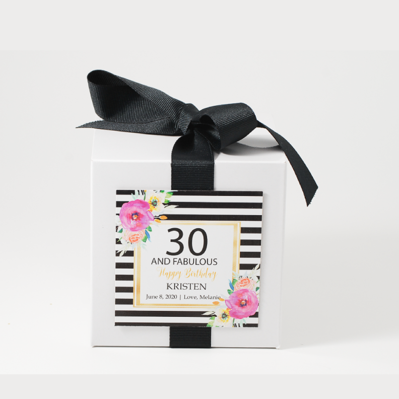 Abella 40 Fabulous Birthday Personalized Candle - Birthday Gifts - Premier Home & Gifts