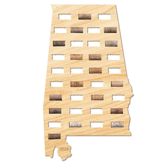 Alabama Wine Cork Sign - Premier Home & Gifts