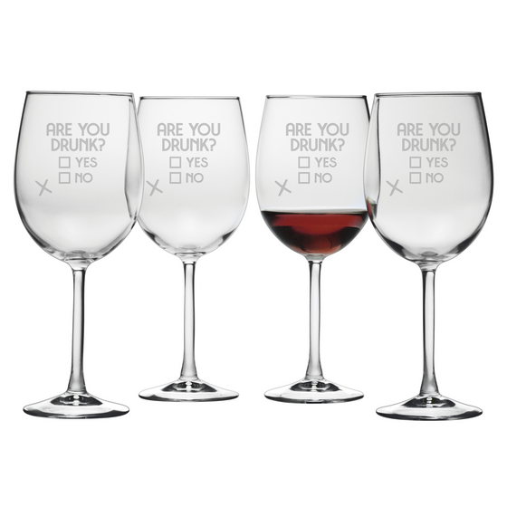 Are You Drunk Wine Glasses - Premier Home & Gifts