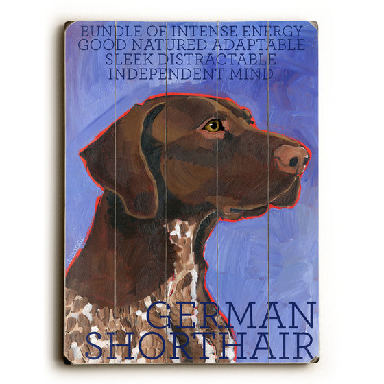 German Shorthair Wood Sign