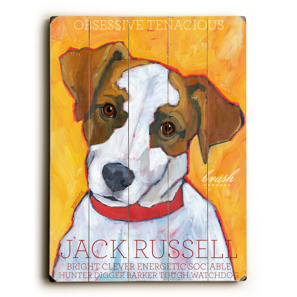 Jack Russell Wood Sign