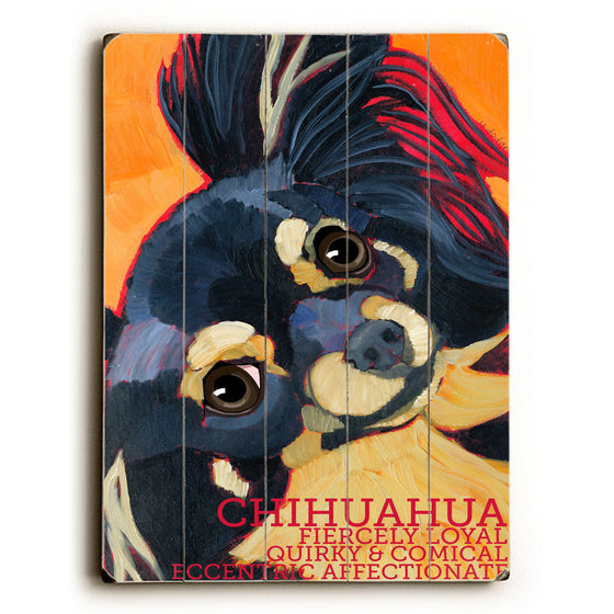 Chihuahua IV Wood Sign