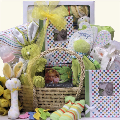 Baby Shower Surprise ~ Neutral Baby Gift Basket