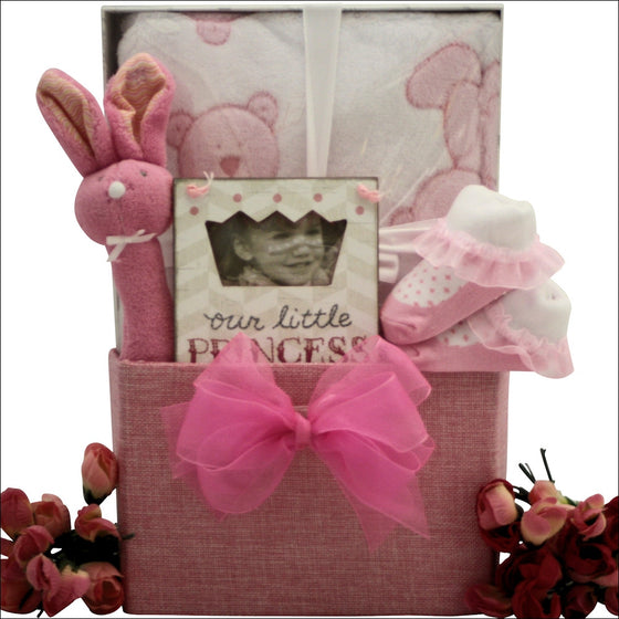  It's A Girl Baby Girl Gift Basket - Premier Home & Gifts