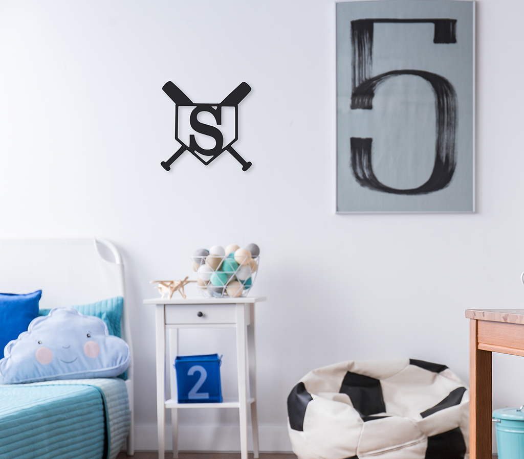Baseball Wood Monogram - Baseball Gifts - Baseball Decor