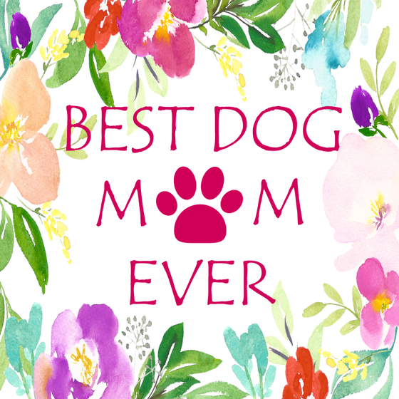 Best Dog Mom Ever Floral Personalized Candle - Premier Home & Gifts