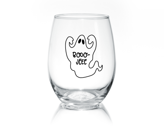 Booo Jeee Stemless Glass