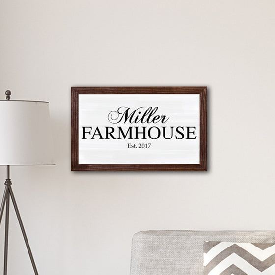 Canvas Sign Personalized Gifts - Farmhouse Decor