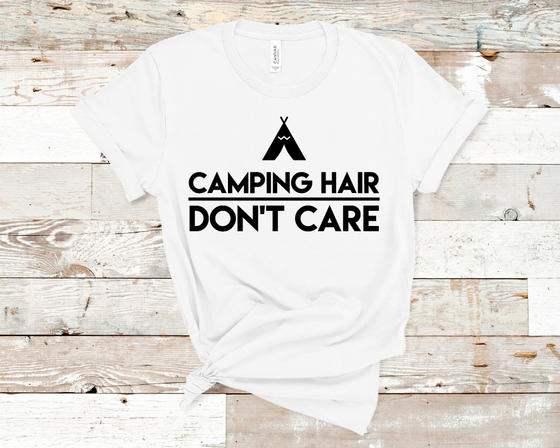 Camping Hair T-Shirt